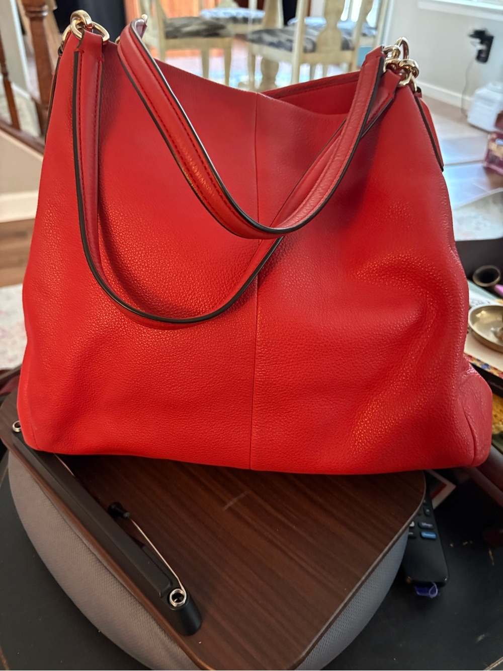 EUC Coach shoulder bag with 3 compartments